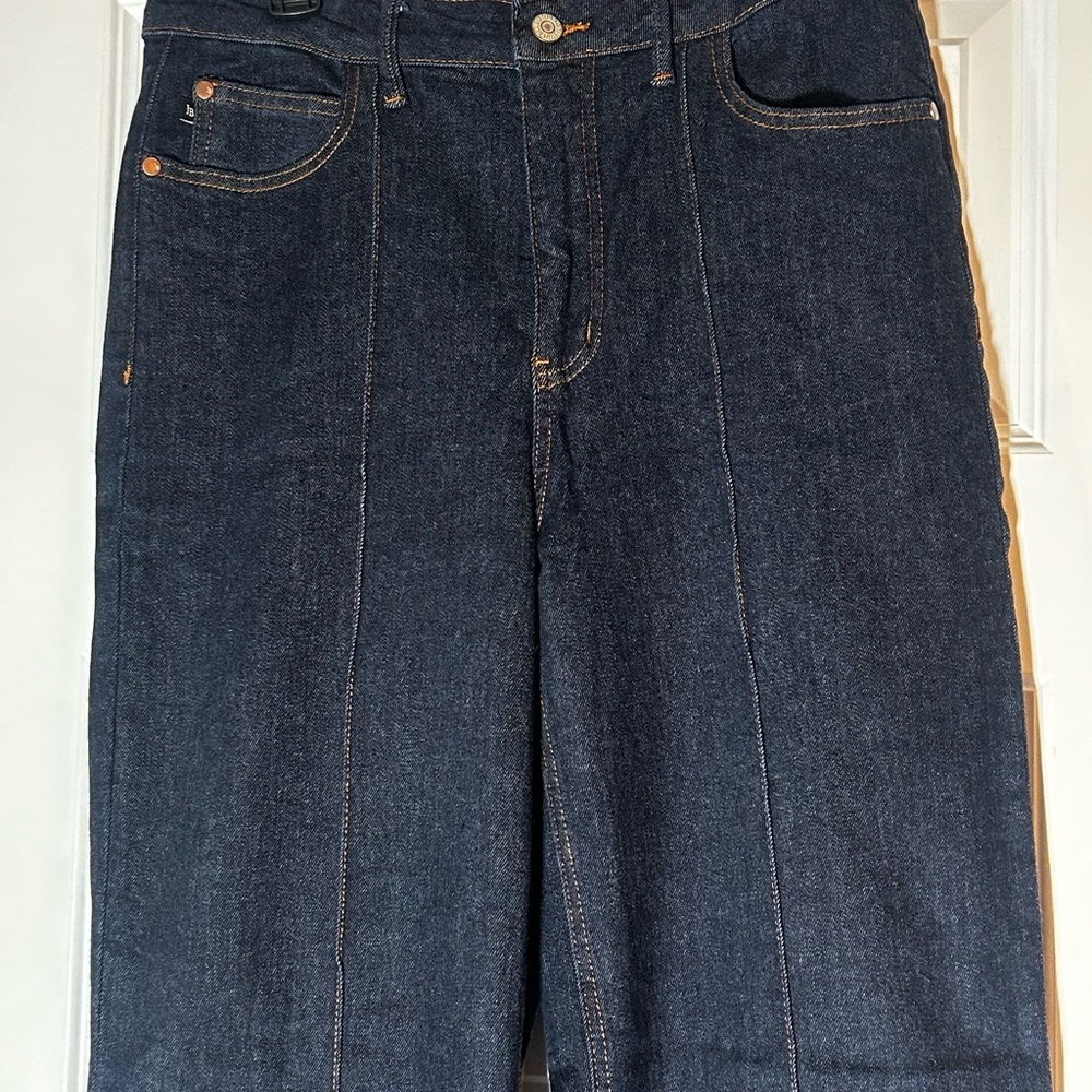 Judy Blue Dark Indigo Wide Leg Jeans - Picture 4 of 4